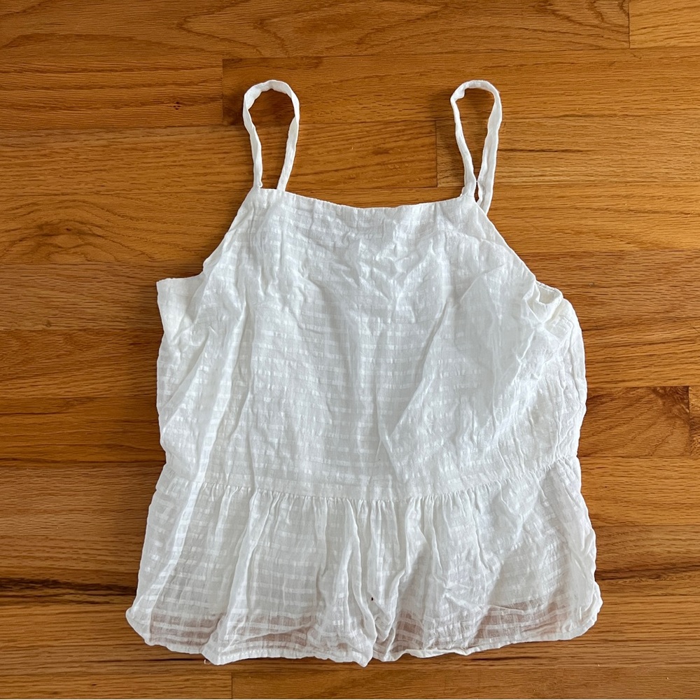White Art Class tank top. Girl size L